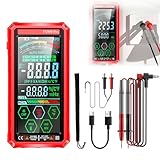Smart Digital Multimeter, Fully Automatic True RMS TRMS 6000 Count Digital Voltmeter - USB Rechargeable Multimeter for Home Automotive Industrial Electrical Repairs (Color Screen)