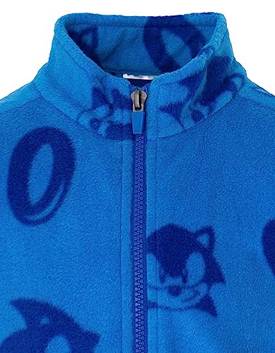 SEGA Sonic The Hedgehog Fleece Zip Up Jacket Little Kid to Big Kid4