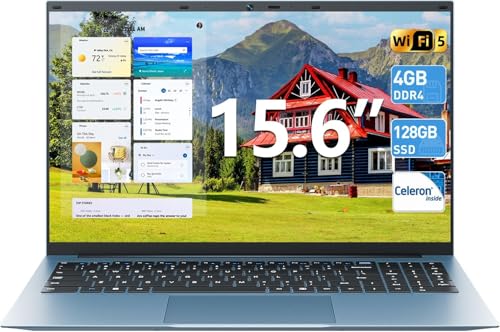 Naclud 15.6 Inch Laptop Computer, Windows 11 Laptop, 4GB...