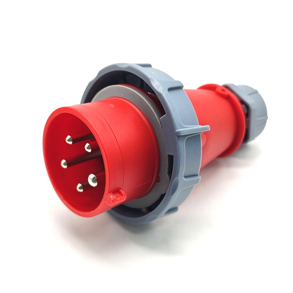 IEC60309 Waterproof Industrial CEE Connector Plug 5Pin 16A 400V 3P+E+N IP67
