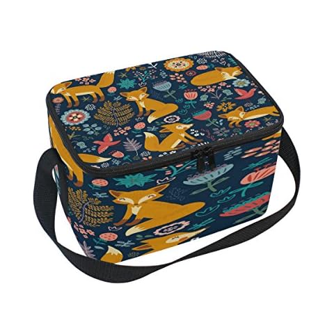 Use7 Floral Print Insulated Lunch Bag Cover