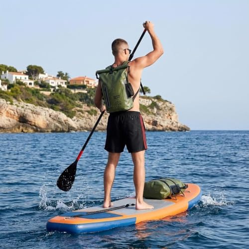 Image of Waterproof Dry Bag 25L Backpack for Kayaking Boating Paddle Boarding