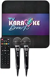 Karaoke Box 18mil Músicas + 2 Microfones com Fio