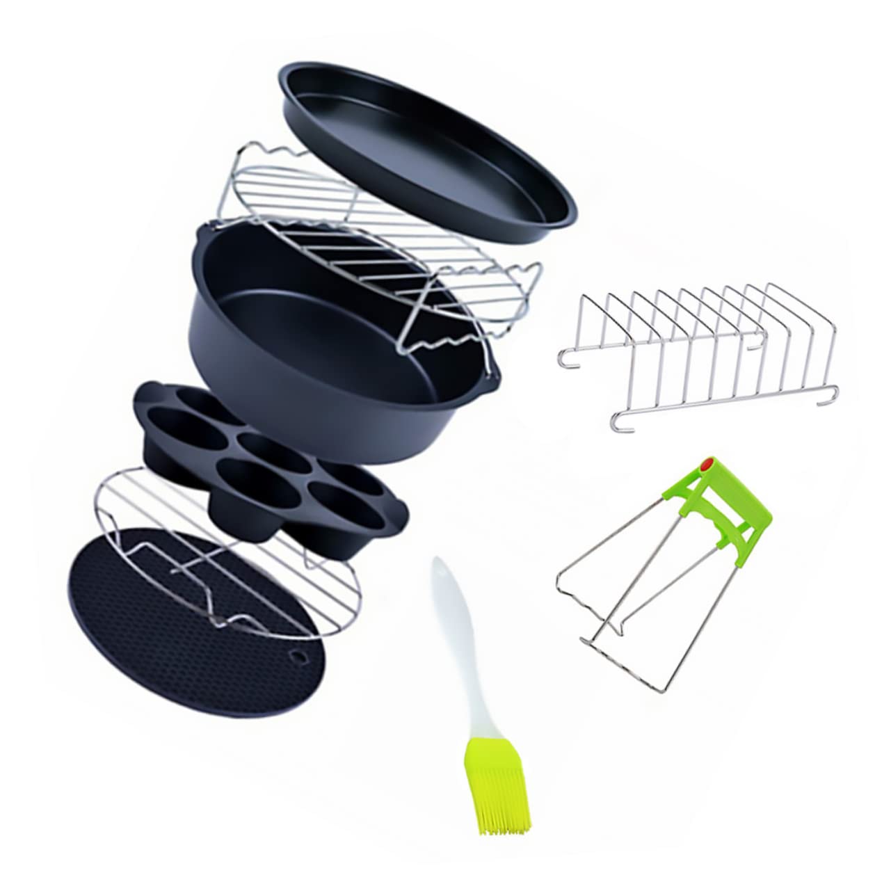 Accesorios para Freidora de Aire Juego de 9 de 6 Pulgadas