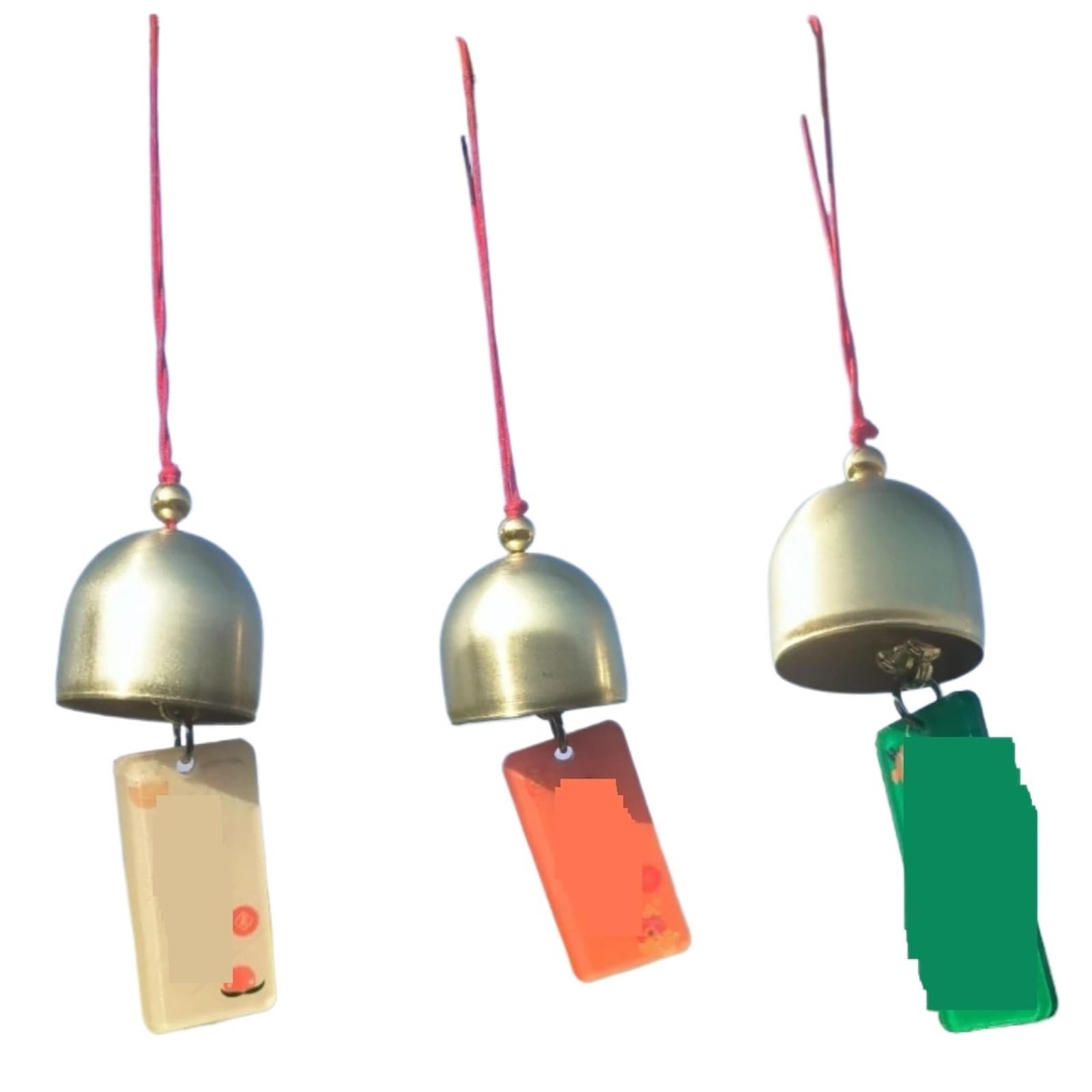 Wind Chimes Inspirational Blessings Wind Chime Pendant Outdoor Bedroom Courtyard Bell Decoration Room Accessories(3pcs)