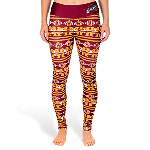 Leggings NBA con estampado azteca FOCO mallas cómodas sin transparencias 3