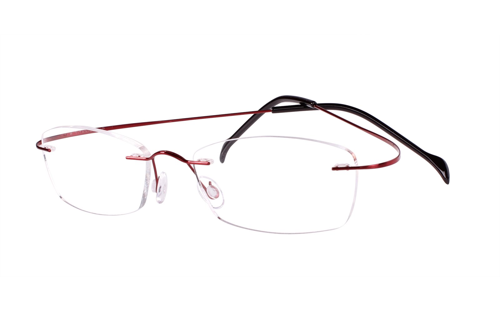 Agstum Titanium Rimless Flexible Frame Hingeless Optical Eyeglasses Clear Lens