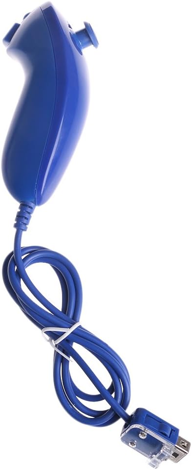 Nunchuck Nunchuk Video Game Controller Remote For Nintendo Wii Console 5 Colors Dark Blue