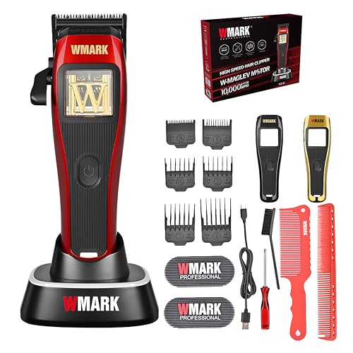 WMARK ドライヤー 高速110000RPM 軽量　ブラック・レッド １台 51gcFDG7fvL.jpg