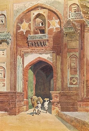 Lienzo decorativo de 60x90cm del Fuerte de Agra para cuadros de salón y dormitorio