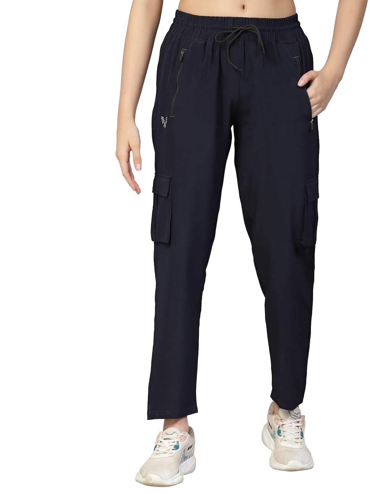 Women's 5 Pocket Cargo Sports Gym Track Pants Running Lower