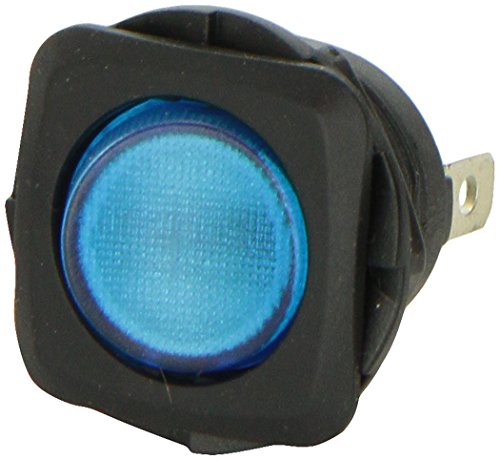 Switch Rocker SPST HELLA H61926001 bleu avec éclairage intégré pour circuits 12V