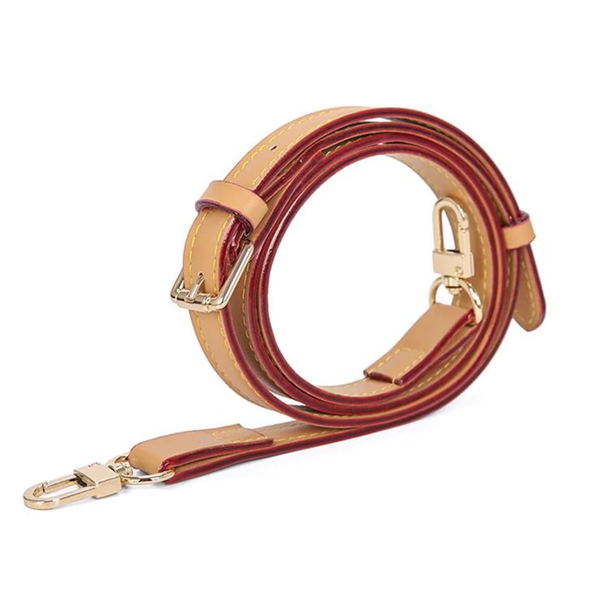 Cadena, cadena de bolso, correa de bolso, cadena extensora de bolso. Correa de bolso ajustable de cera de abejas, bolso de cuero de repuesto, correa de hombro, longitud de repuesto de 47"(Wide 1.8 cm)