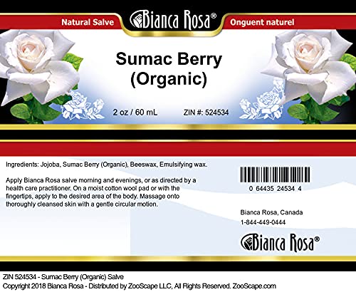 Bianca Rosa Sumac Berry (Organic) Salve (2 Oz, Zin: 524534) #TOP1