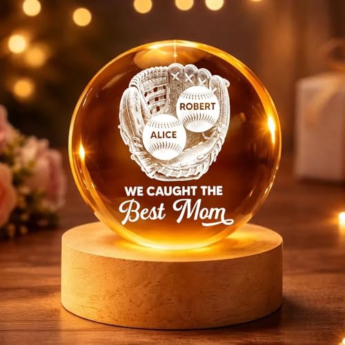 Lámpara de Mesa de Noche con Bola de Cristal LED Personalizada miniatura 5