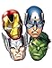 Produktbild Los Vengadores Verbetena 014300065 Avengers  6 Masken