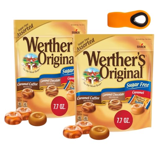 Werthers Original Hard Candy (7.70 OZ (Pack of 2) | Individually Wrapped Hard Candy,Sugar Free Caramel Candy image 4