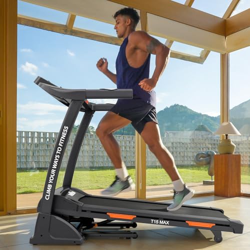 Image of THERUN Incline Treadmill, Treadmills for Running and Walking, 400 lbs Weight Capacity Folding Treadmill with 0-16% Auto Incline, Wide Belt, 4.0 HP, App, Heart Rate