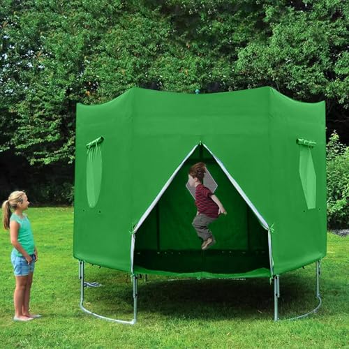 Cubierta de cama elástica impermeable para asegurar saltos divertidos y juegos en familia 3