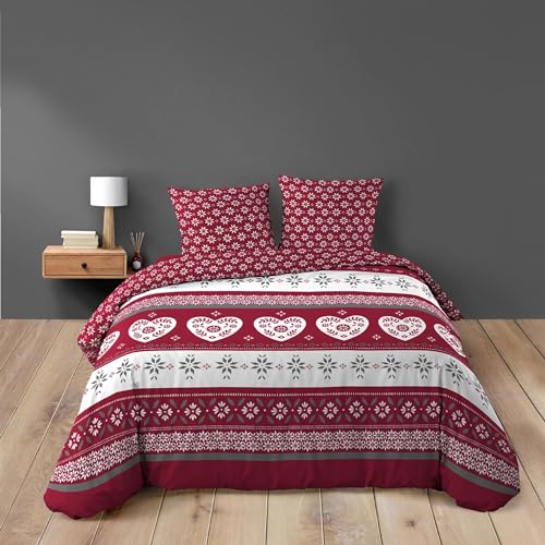 Douceur d'Intérieur Alpage Bettwäschegarnitur, 3-teilig (240 x 220 cm),...