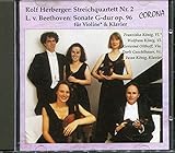 Herberger: Streichquartett Nr. 2 / Beethoven: Sonate G-dur, Op.96