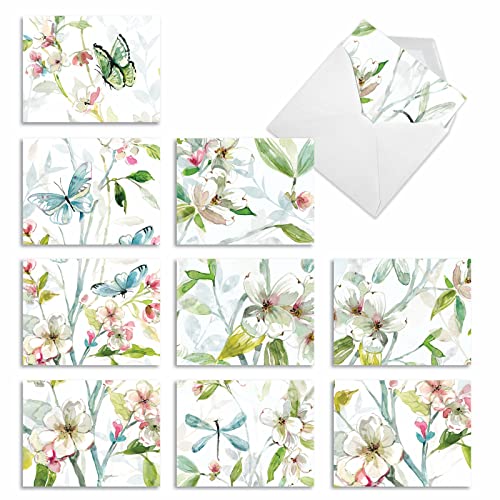 The Best Card Company - 10 Boxed Note Cards with...
