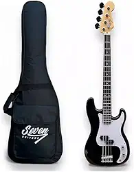 Contrabaixo Precision Bass Seven SPB-47 Bk Preto 4c Com Bag