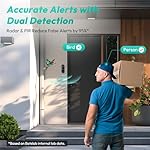 Doorbell Camera Wireless, 180° Panoramic View, No Monthly Fee, 1:1 Head to Toe, 5MP Video Doorbell Battery, 2.4GHz Wi-Fi - Image 5