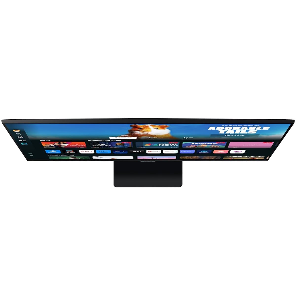 Samsung M5 M50D 27 Zoll Smart Monitor | 1920 x 1080 Display | VA LCD Panel | Eingebaute Lautsprecher | Smart Apps | Tizen OS | Wandmontage | Schwarz