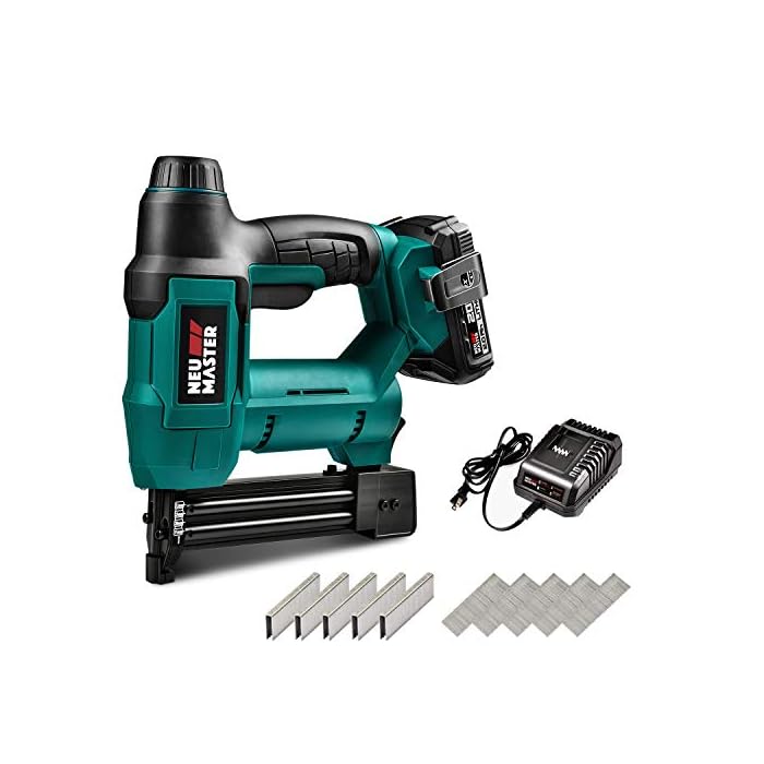 Buy Cordless Brad Nailer, NEU MASTER NTC0023 Rechargeable Nail Gun