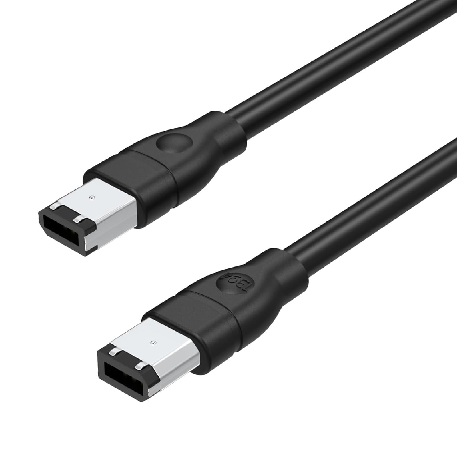 Asobilor FireWire Kabel 6-Pin auf 6-Pin, 1,8 m IEEE 1394 iLink Datenkabel für PC, Mac, externe Festplatte, CD-/DVD-Brenner, Drucker und 1394-Geräte.