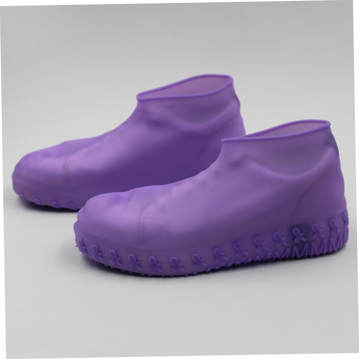 POPETPOP Couvre-Chaussures Imperméables en Silicone Antidérapants et Résistants à l'usure pour Chaussures Unisexes, pour Camping et Loisirs, Lot de Couleur Aléatoire