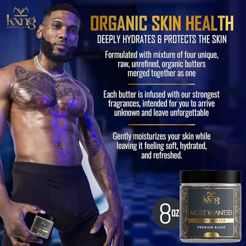 Image of KXNG Premium Body Butter, Rich Shea Butter Moisturizer for Men & Women, Long-Lasting Hydration & Smooth Skin, Cruelty-Free Luxury Cream