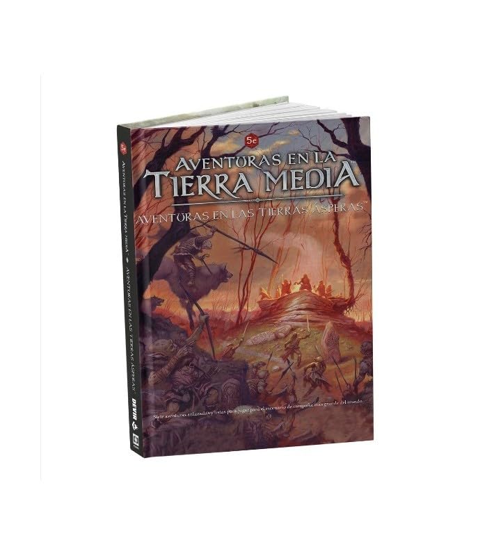 Devir - Aventuras en la Tierra Media: Aventuras en las Tierras Ásperas, Libro de Rol, Libro de Rol de la Tierra Media (TMTIAS)