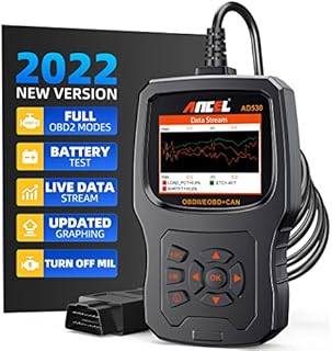 ANCEL AD530 Vehicle OBD2 Scanner Car Code Reader Diagnostic Scan Tool with Enhanced Code Definition and Upgraded Graphing Battery Status