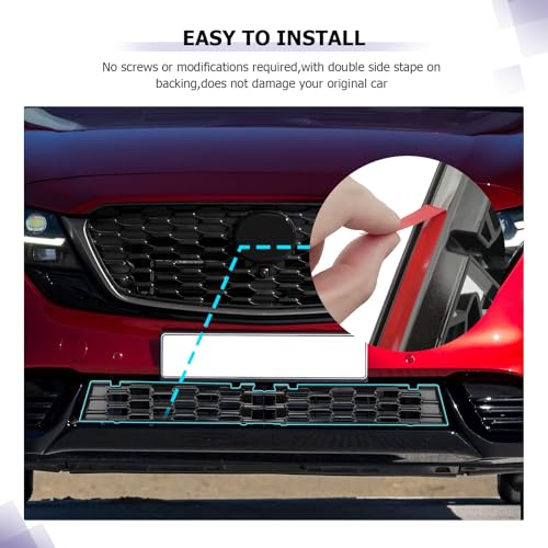 Image of LUWU Mazda CX-5 2026 Front Lower Grill Mesh Compatible With 2026 Mazda CX-5 Front Mesh Grill Inserts Trims Front Mesh Grille Cover Guard for Mazda CX5 2026 Car Exterior Accessories ABS Material Black