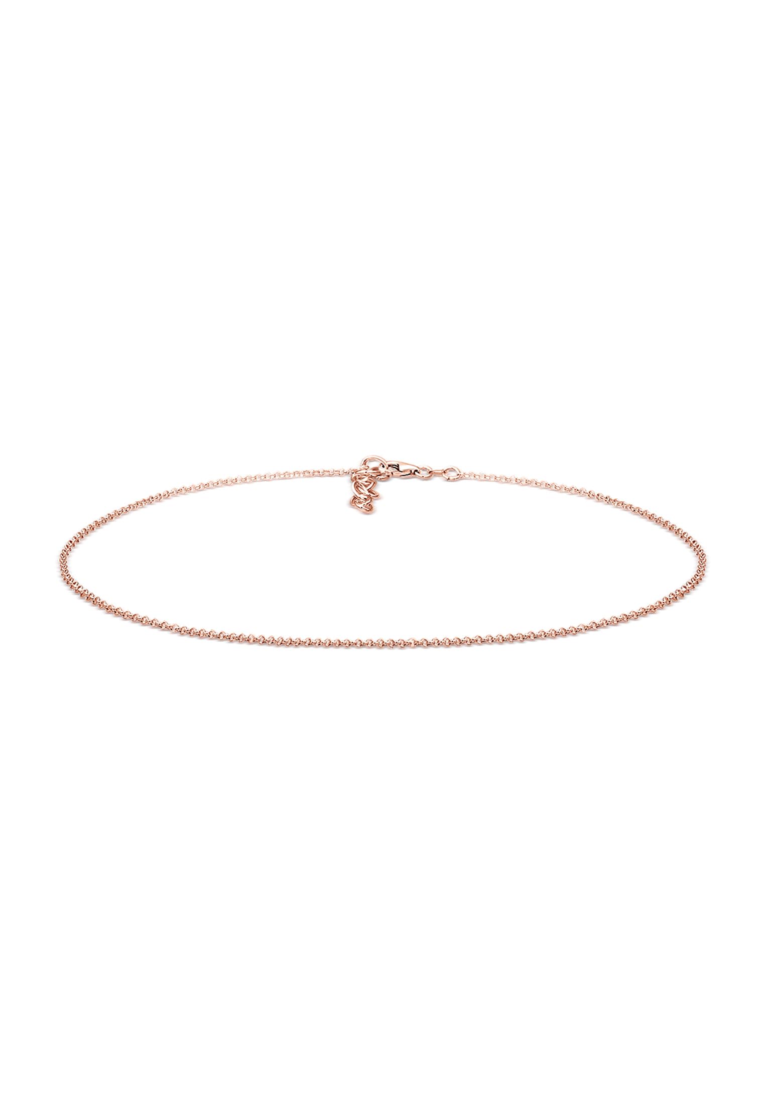 Elli Necklace Choker Pendants Basic 925 Sterling Silver Rose Gold Plated