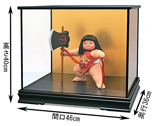 Amazon | 五月人形 幸一光 松崎人形 金太郎 武者人形 ケース飾り 九号