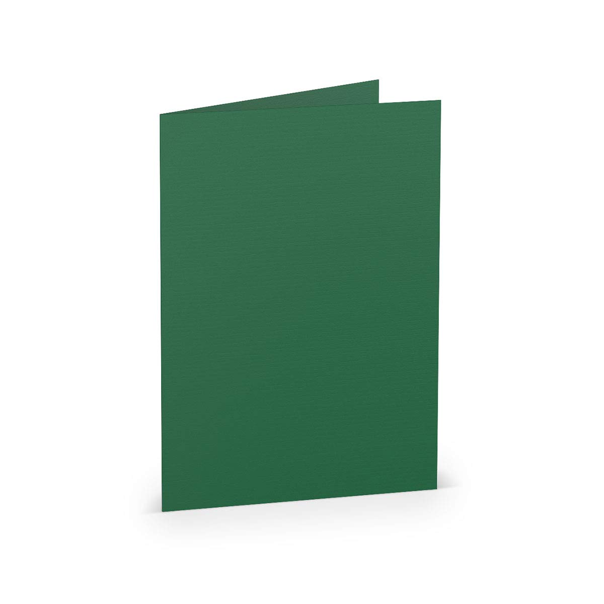 PAPERADO 700 kartek składanych DIN A6 w kolorze zielonego jodłowego, prążkowane, ciemnozielone, podwójna kartka po złożeniu 220 g/m² – 210 x 148 mm – kartki składane, do majsterkowania, zaproszenia na