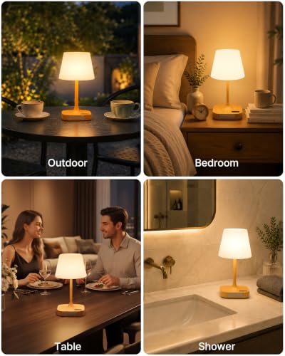 BUCASA Waterproof Shower Lamp Rechargeable Bathroom Shower Lights - image 6