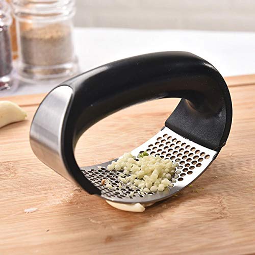 Espremedor Amassador Triturador De Alho Inox Manual Cozinha