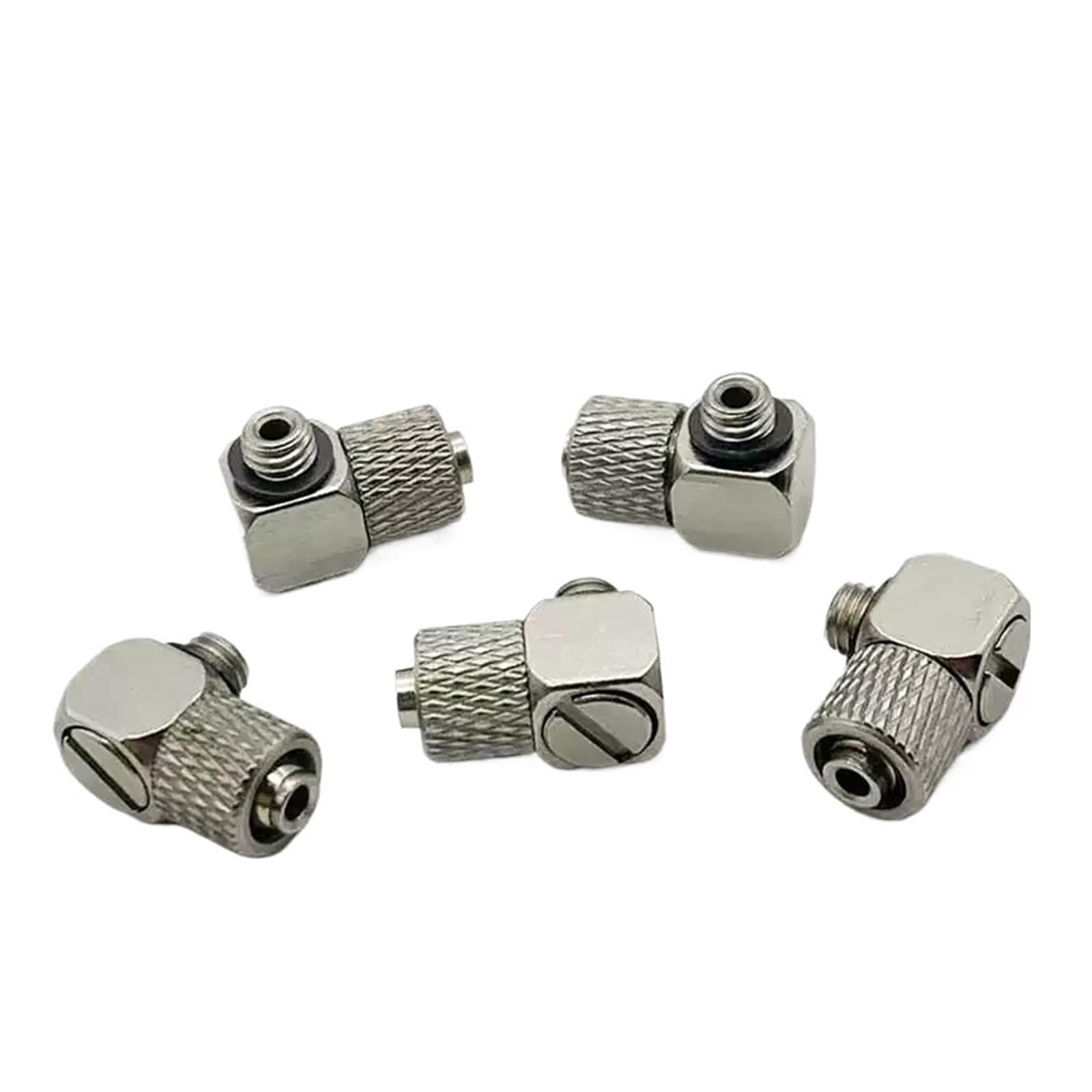 10PCS Male Thread M3 M4 M5 M6 -Air Tube OD 3mm 4mm 6mm Pneumatic Pipe Connector Screw Through(PL6-M5)