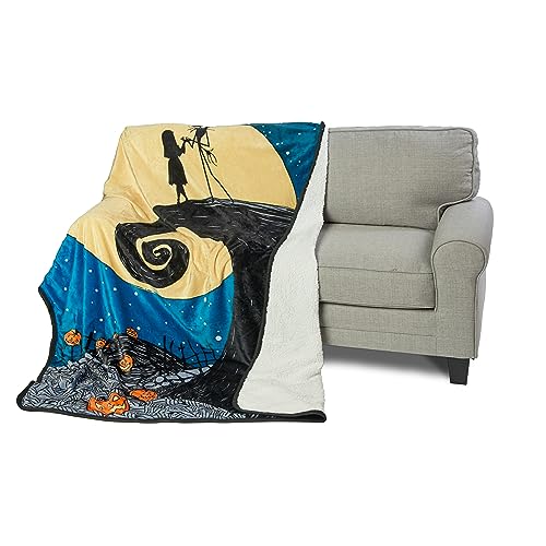 Jeté de lit Nightmare Before Christmas en polyester, le cadeau idéal - 5