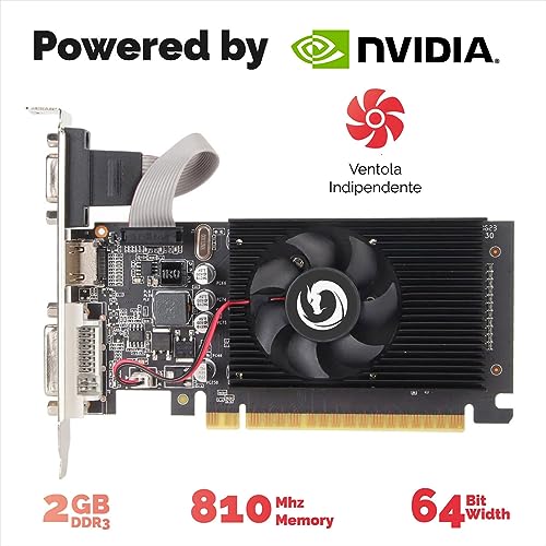 Nuwo Scheda Grafica GT610 NVIDIA GeForce GT 610, 2...