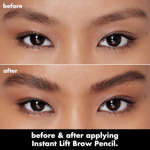 Image of e.l.f. Instant Lift Brow Pencil, Dual-Sided, Precise, Fine Tip, Shapes, Defines, Fills Brows, Contours, Combs, Tames, Blonde, 0.006 Oz