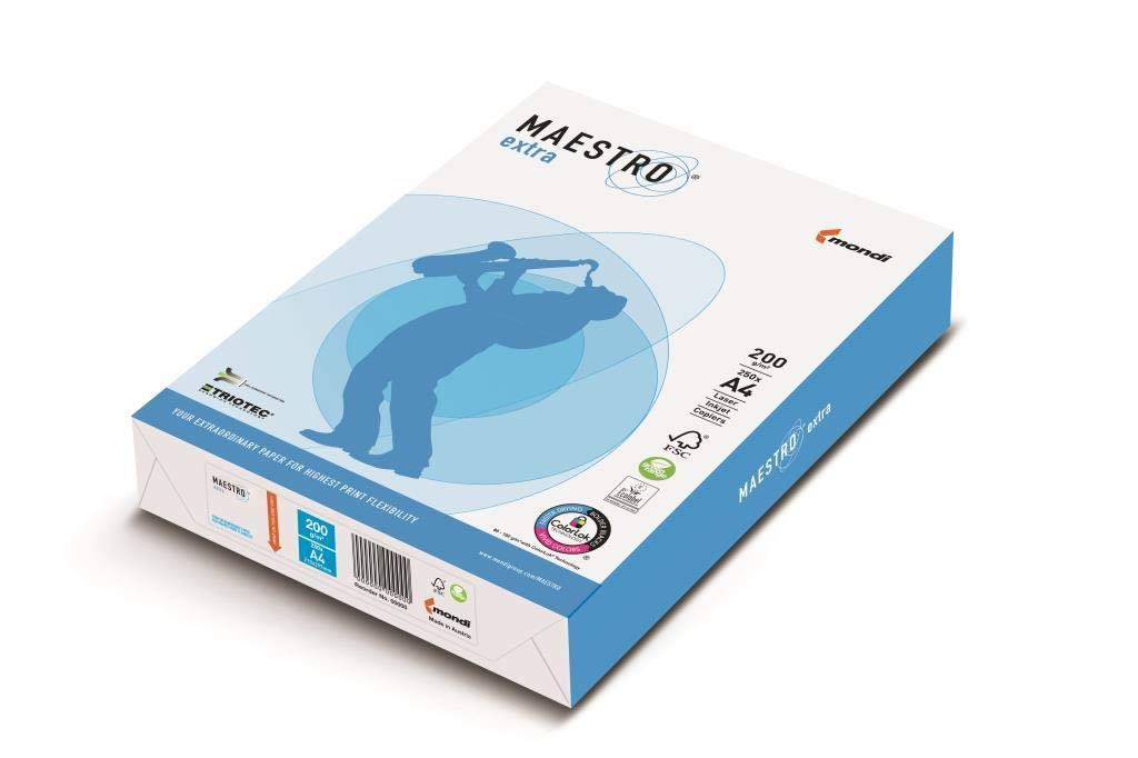 Mondi Maestro Color gelb 120g/m² DIN-A4 - 250 Blatt YE23, 6,99