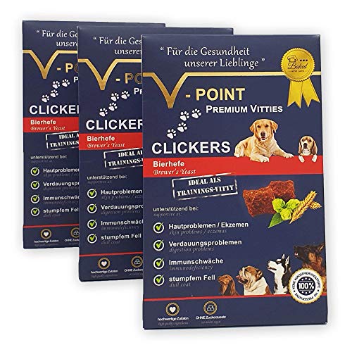 V-POINT Premium Treats pour Chiens (Levure de bière 3x200g) Cover