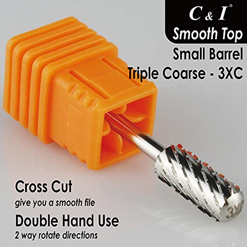 Broca de taladro para uñas C & I Small Barrel miniatura 3
