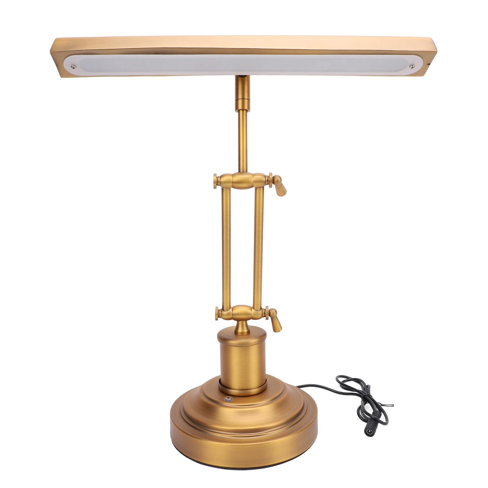 Fabater Lampada da Scrivania, 14 Pollici 12W Retro Piano Banker Table Light Eye Caring, 3 modalità di Illuminazione LED Lampade da Lavoro per Architetti Regolabile per Pianoforte (EU)