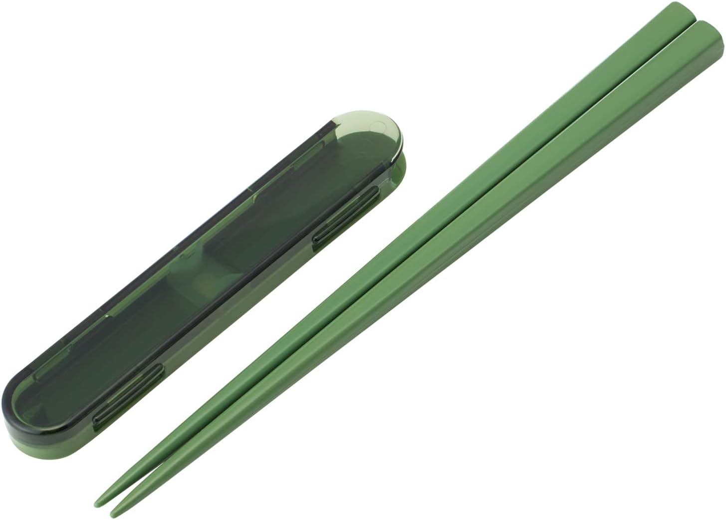 Skater ABHF4-A Half Chopstick Case Set, 7.7 inches (19.5 cm), Easy Storage, Quiet, Dishwasher Safe, Green